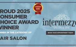 Intermezzo Salon & Spa is the Proud 2025 Consumer Choice Award Winner in the Hair Salon category